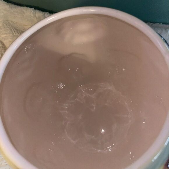 Macys The Cellar Laurie Gates vtg pansey and butterfly cookie jar - Picture 5 of 7